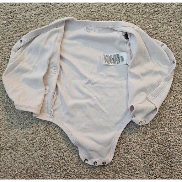 Ralph Lauren Baby Girl Bodysuit 6M Pale Pink Cotton Snap Closure One Piece - Picture 8 of 9
